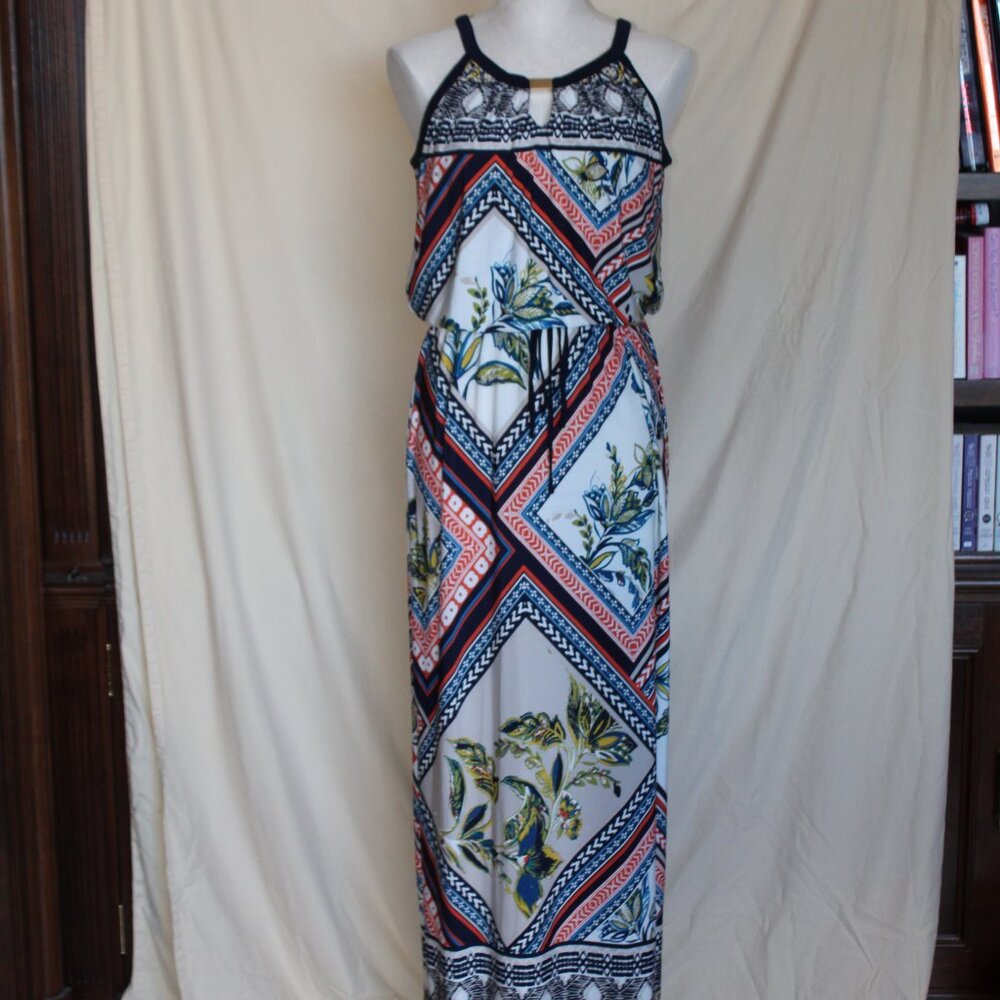 Enfocus Studio Floral Sleeveless Maxi Dress